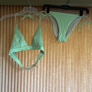Victoria's Secret Light Green Bikini Set